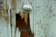 A kicked-in door