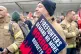 LOUD AND CLEAR: FBU firefighters rally outside the Scottish 