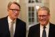 DODGY DUO: Pleased as Punch Peter Mandelson and Keir Starmer