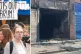 ACTION AND REACTION: (L to R) Anti-racist activists confront