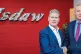 Keir Starmer with Paddy Lillis at Usdaw HQ